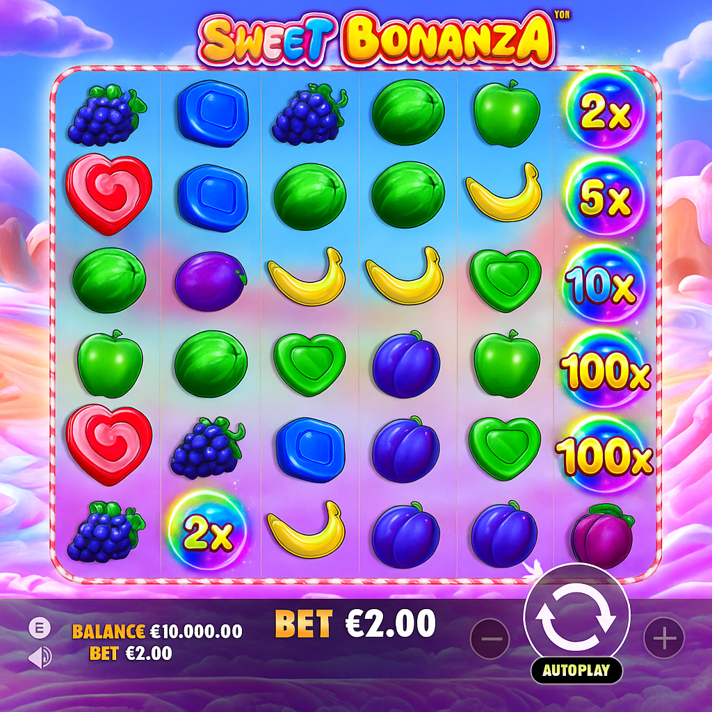 RTBet - Sweet Bonanza Slot Game - Pragmatic Play